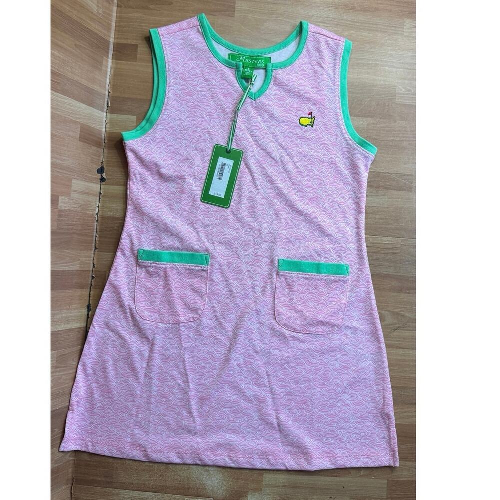 official Masters Tournament Girls' Knit Golf Shift Dress, NWT